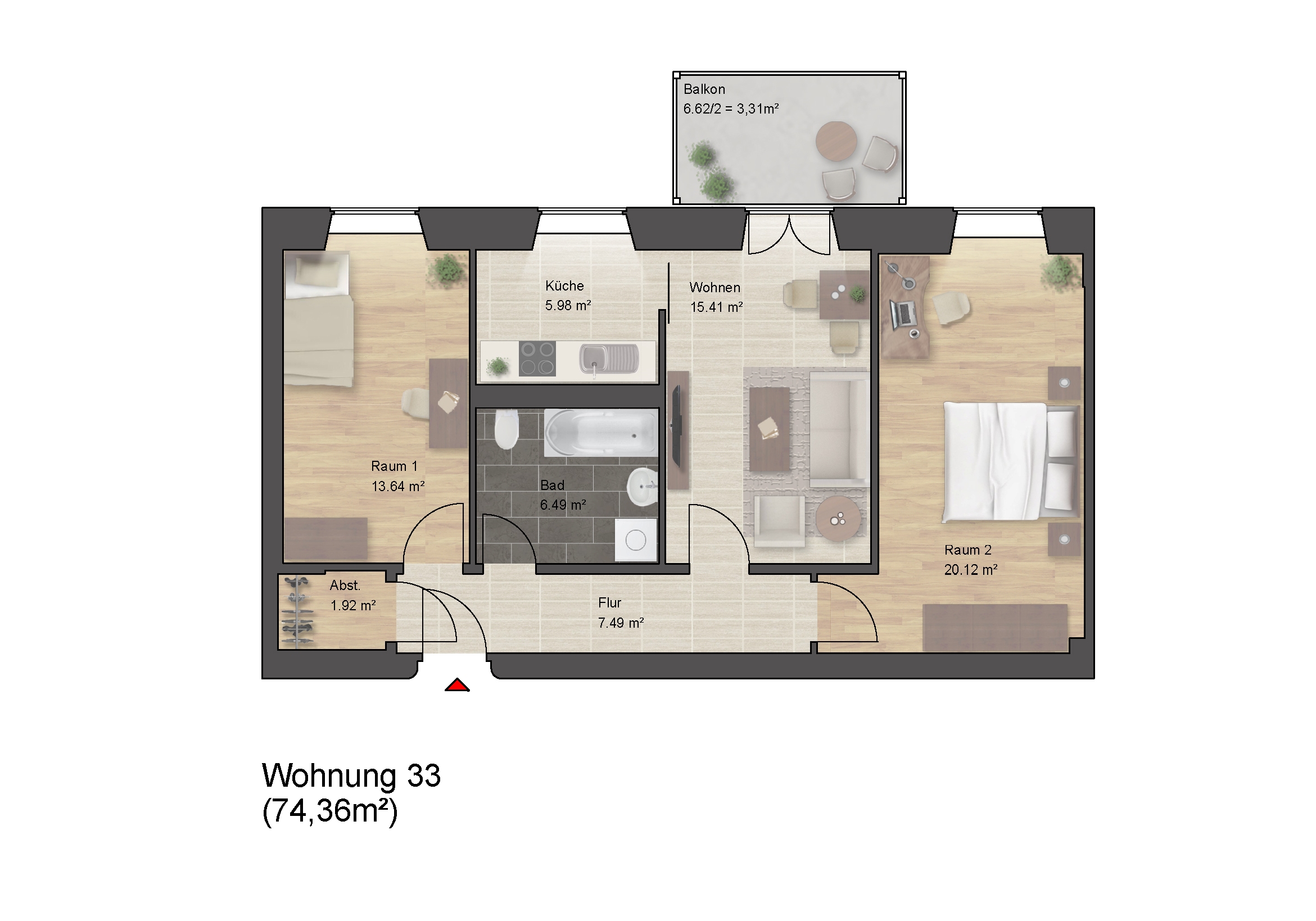 Wohnung 34 Haus 15